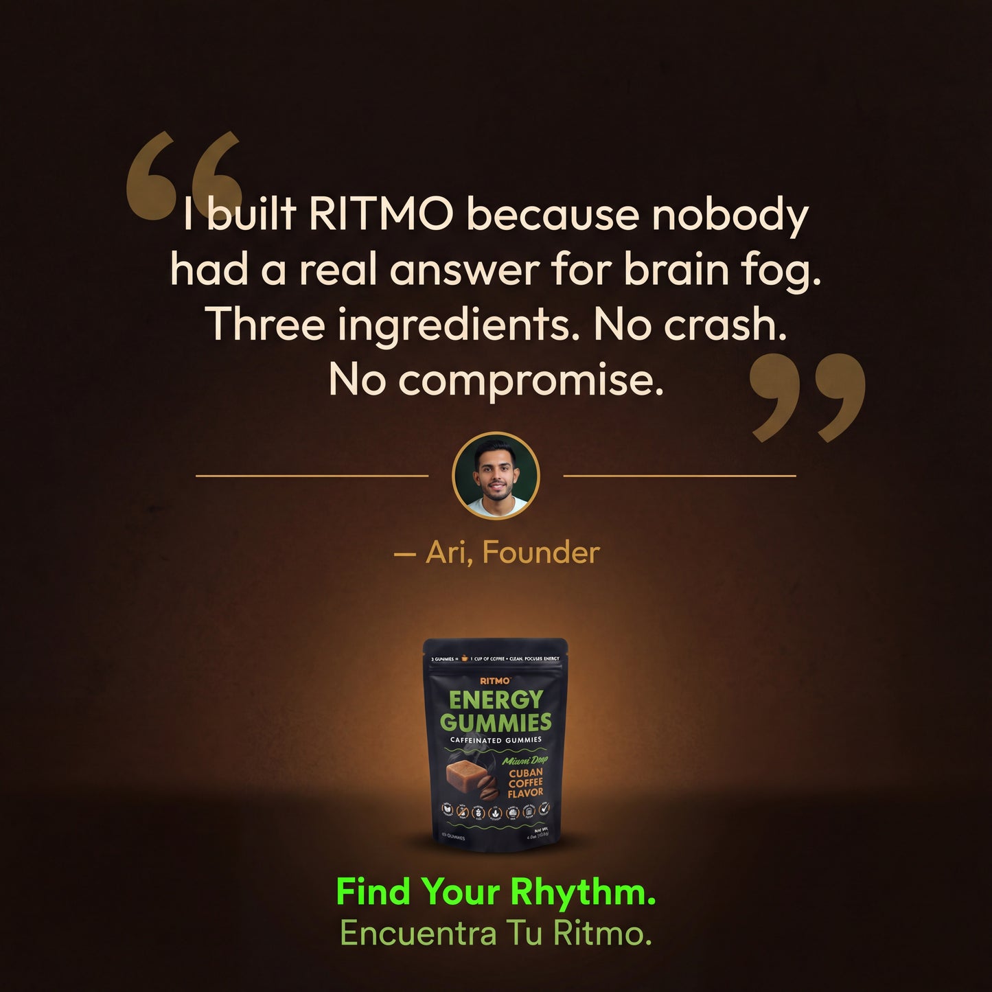 RITMO™ Cuban Coffee Energy Gummies